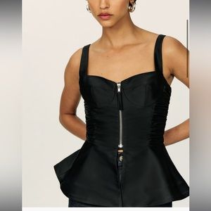 Reformation size 2 black brand new with tags